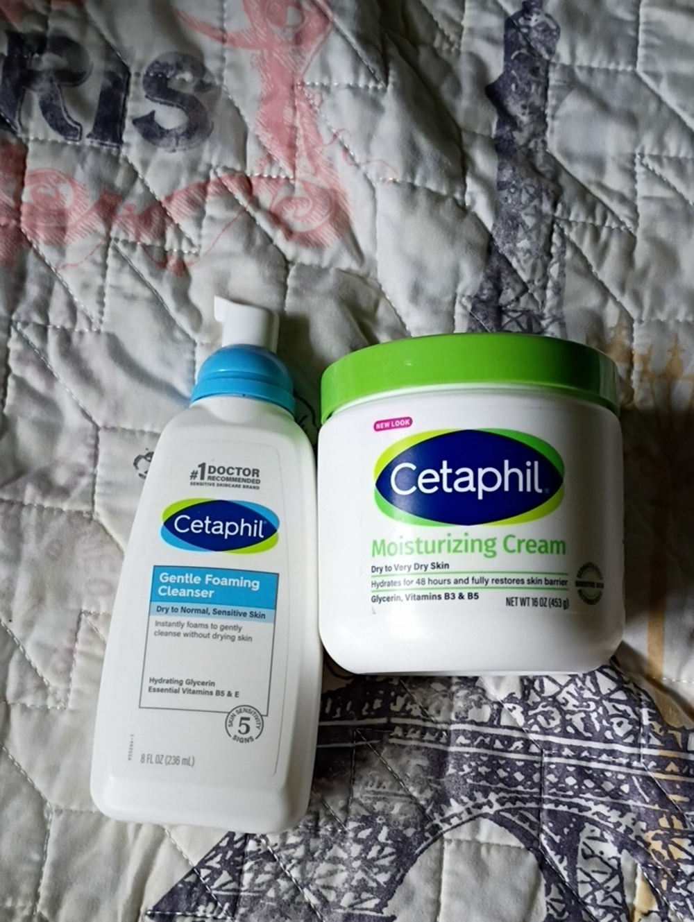 Gentle Foaming Cleanser & Moisturizing Cream - Cetaphil